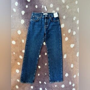 Madewell Dark Blue Longline Jeans